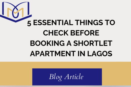 Shortlet apartment in lagos